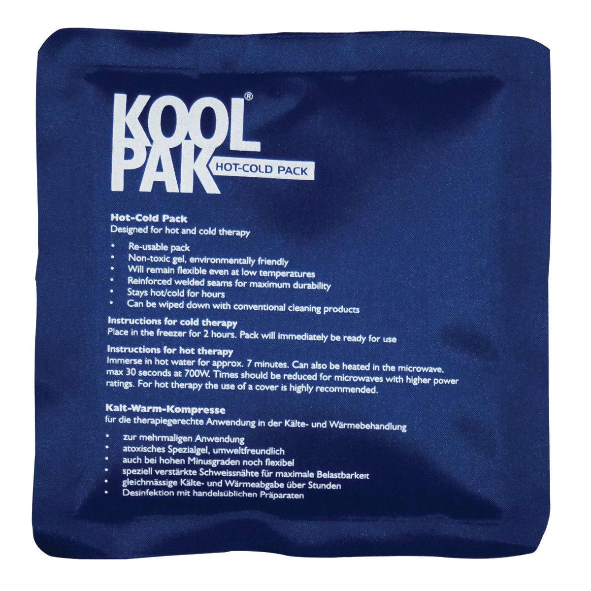 Koolpak Luxury Reusable Hot & Cold Pack - 13cm x 14cm - UKMEDI